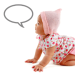 baby with speech bubble